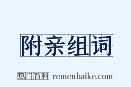 附亲组词是什么意思的图片